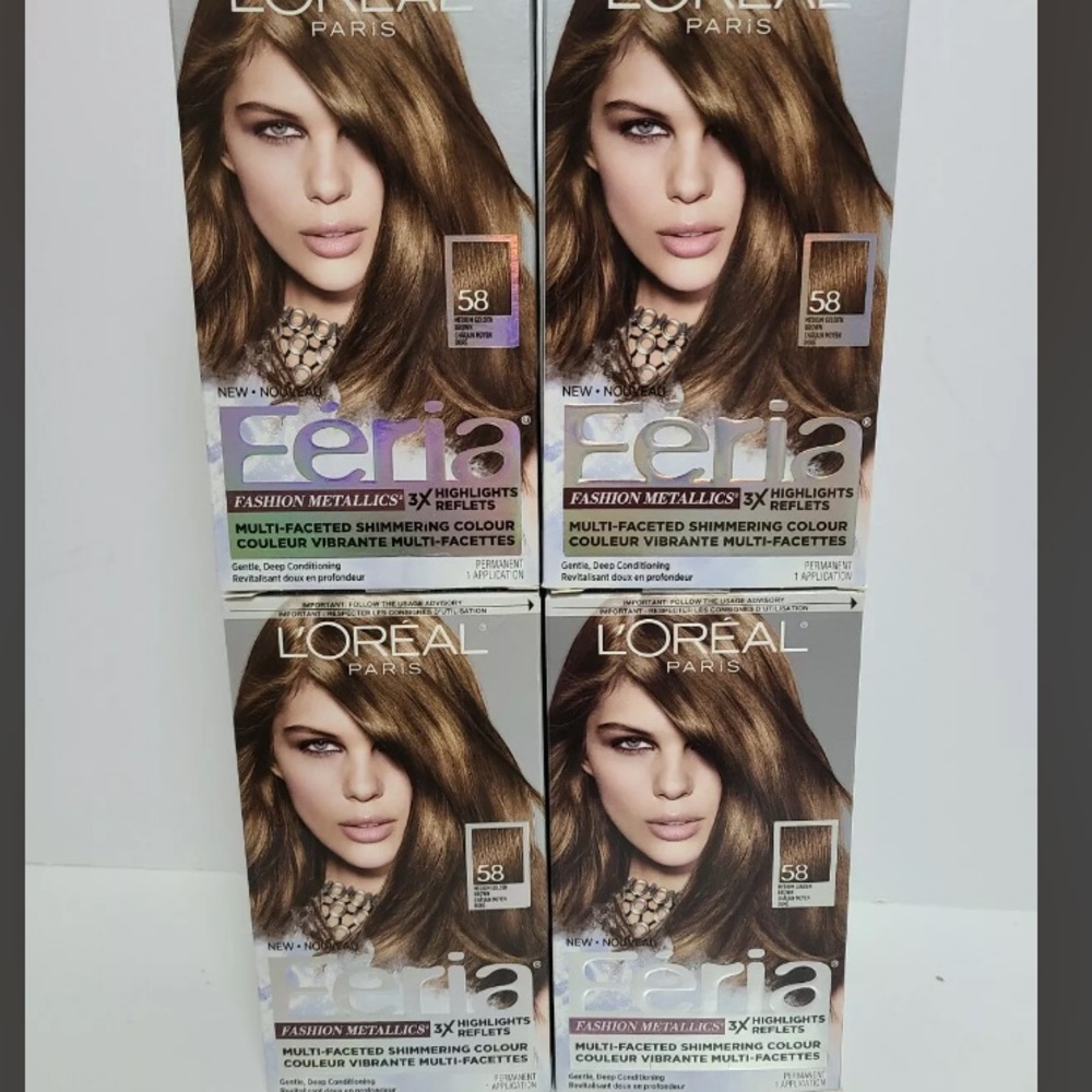 L'Oreal Paris Feria 58 Medium Golden Brown Shimmer